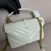 Borse di design di alta qualità maneggiano donne borse a tracolla in pelle sacca per traverse in pelle di grande capacità borse in metallo oro in metallo sacchetto