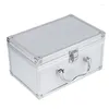 Storage Bags Aluminum Alloy Tool Box Portable Safety Equipment Instrument Case Display Suitcase Hardware 230X150X125mm