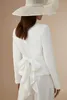 White Women Wedding Pants Suits 2 peças personalizadas feitas em forma de noiva de jaqueta blazer hóspede use calças soltas