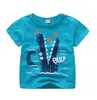 Vtree Summer Baby Boys T-shirt Cartoon Car Imprimé Coton Tops pour enfants Enfants Outwear Clothes 28 Year 240511