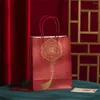 Gift Wrap 1-7 % Spring Festival Kraft Paper Bag Full Color Feestelijke Guofeng Red Party Supplies Chinese stijl