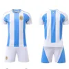 Soccer Jerseys Men's Tracksuits 24-25B Argentinië Home National Team voetbaljersey Kinderen volwassen training maat 14-3xl