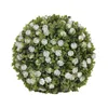 Dekorativa blommor Simulering Växtblomma hängande topiary boll 7.8 tum robust bekväm montering mångsidig blommig dekoration för utomhus