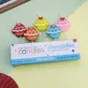 5pcs bougies gâteau à la crème glacée colorée joyeux anniversaire bougie childans activité de fête créative amour ancêteur décoration de cuisson