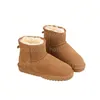 2024 hot snow boots slipper winter new popular Ankle Sheepskin fur plush keep warm boots with