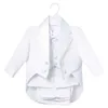 Kläderuppsättningar Säljningsklassik Little Boy Tailcoat/Wedding Party Baby Boy Set/Baby Boy Beige 5-Piece Setl2405