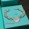 Heart Tag Charm Bracelet designer 925 silver luxury classic women jewelry Chain fashion versatile perfect for gift giving high quality ZJ7602