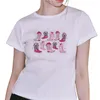 Frauen T-Shirts Frauen T-Shirt Crew Neck Kurzarm Stiefel drucken losen Sommer für Teenager Mädchen