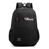 Backpack Business Inch Men 15.6 Laptop Fashion Waterproof Nylon Travel Knapsack Reflective Student School Bag For Teens