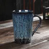 Becher Becher Keramik große Kapazität kreative Persönlichkeit Trinkkasse Kiln ändern moderne einfache Paar Kaffee