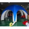 Outdoor Red Cover Tent 10m Arch Marquee Portable 6 nóg Reklama nadmuchiwany namiot Giant Pop -Up Dome bez bocznych ścian FO250O