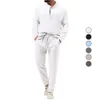 2023 Automne New Men's Color Color Casual T-shirt Shirt Girt Pantal Pantal Set Trend M513 55