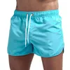 S-3XL MENS Snabbtorkning Löst strandbyxor Spring/Summer Beach Semester Shorts Solid Color Running Shorts Sport Pants Accessories 240506