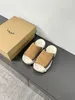 Summer Women's Slippers Sandaler Flat Shoes Herringbone Slippers Designer tofflor Luxury Flat Heels Fashion Comfort Comfort Flat Slippers Beach Slippers 35-41