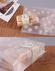 Bolsas de armazenamento 50pcs Biscoit Candy Gift Packing Pouch Birthday Party Party Decoration Sobremsert Bag Snack Cookie Shopp