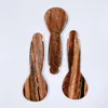 Figurines décoratives OEM ODM Natural Yellow Tiger Eye Face Massage Spoon Gua Sha Tool Custom High Quality Stone Facial