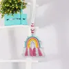 Decoratieve beeldjes kleurrijke handgemaakte wevende kwast hanger voor huis woonkamer diy hangende tapijt decoratie kinderen kinderdagverblijf muur decor
