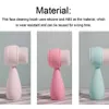 5KG4 Cleaning Facial cleaning brush with handle for skin care portable pores deep cleaning pink 1-type salon dust removal d240510