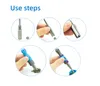 Filter holder Silicone pipe Honeycomb silicone pipe suction multi-functional silicone titanium nail pipe pack