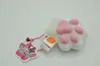 Cat Paw Plush-Toy Symulacja Symulacja Niedźwiedź Paw Dekoracja online Czerwony Śliczny Wisior Zabawek wielokolorowy