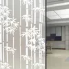 ウィンドウステッカースナイス自己粘着性の白いストライプ /竹の飾りフィルムオフィスパルティオンガラス仕上げバスルーム1.22 20m