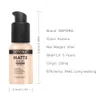 30 ml face mate mate maquillage de fond de teint mat