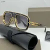 Herrendesigner Sonnenbrille DTS427 Raketo Limited Edition Retro Eyewear Designer Outdoor Strandstil Brille Anti-Ultraviolett Leichtes Metallrahmen zufällige Box