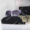 Gafas de sol de diseñador Mujeres Gafas de sol Polaroid Gasas de lente de alta definición Gafas de sol sin borde con caja 8 colores