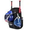 Equipamento de beisebol americano Mochila de softbol de grande capacidade Bolsa esportiva portátil portátil