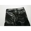 Men's Pants Newly arrived personalized mens leather pants ultra-thin leather pants mens clothing PU mens clothingL2405