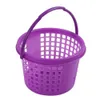 Happy Egg Holiday Decorative Paster Plastic Gift Storage Bucket Panier de cueillette à main