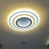 مصابيح السقف الحديثة ديكور المنزل غرفة نوم LED LED LED LEVER