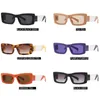 Vintage Small Rectangle Gradient Sunglasse 2023 Fashion Brand Purple Frame Square Sun Glasses Female Elegant Shades 240510