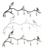 5 crochets de porte d'oiseau en fer forgé à crochet de crochet de vêtements porte-clés porte-clés Porte de chapeau monté Hangle de cuisine murale décoration de maison15599952