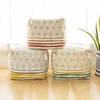 Pillow Etali Cotton Braided Stool Printed Tassel Home Shoe Changing Simple Fabric Living Room Sofa Small Sagging