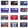 2024 US election flags campaign flag polyester fabric atmosphere decoration flag hanging Banner Flags LOGO custom made LT973