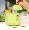 Canecas criativas engraçadas de abóbora zanada de abóbora caneca de cerâmica de água potável chá de leite de café Presentes personalizados para amigo