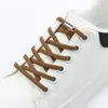 Shoe Parts 1Pair Shoelaces Without Ties For Kids Adult Quick Lazy Laces Women Men Metal Lock Elastic Sneakers Strings