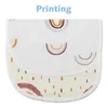 Bibs Burp Tissu 2 morceaux de coton Gauze Baby Bib imperméable Impression nouveau-née Baby Bib Vêtements de salive pour les jeunes enfants garçons et filles alimentant les articles D240513