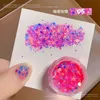 2024 Wholesale of Ultra-thin Laser Sequins, Dopamine Sequins, Glitter Powder, Mesh Red, Explosive, and Gradient Mixed Nail Accessoriefor Gradient Mixed Nail Accessorie