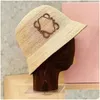 Chapéus de aba larga St Summer Bucket Designer Raffia Bonnets for Women Mens HAT de chapas de chapéu de praia Tardeas anagrama STHAT Cap.