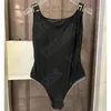 Fashion Italie Swimwear Designer Swensuit Lady Sexy Bikini bikini une pièce de baignade élastique Halter Backless Bathing mail