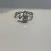 Marca Westwoods Saturn Ring Novo nicho de zircão geométrico de diamante embutido Planeta Planeta Abertura de metal Ajuste ajustável unha