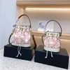 10A Fashion Crossbody Designer Flower Shoulder Handbags Leather Drawstring Women Bags Buckets Luxurys Purse Copst