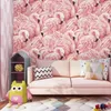 Tapeten Rosa Tapete 3D Europäische Südostasien Flamingo TV -Sofa Hintergrund Wohnzimmer Schlafzimmer