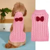 Hundekleidung mittelhochkragen Halsband Haustier Pullover gemütlich stilvoll