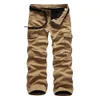 Pantalones de caza de camuflaje para hombres de Hohigh CALIDAD Ejército de múltiples sin cinturón 240430