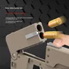 Waffenspielzeug falten Mobiltelefone Waffe Soft Bullet Toy Gun Blaster Handbuch Schießschale ausgeworfene Verformungswaffe für Erwachsene Jungen Geburtstagsgeschenk T240513