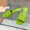 new Designer letter shoes low heeled slippers high heeled sandals designer fashion elegant lady's white pink silver fashion house party comfortable shoes slippers