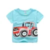 Vtree Summer Baby Boys T-shirt Cartoon Car Imprimé Coton Tops pour enfants Enfants Outwear Clothes 28 Year 240511